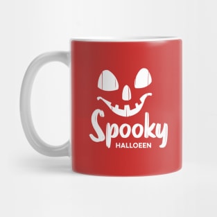 A Smile Spooky Face Halloween T-Shirt Mug